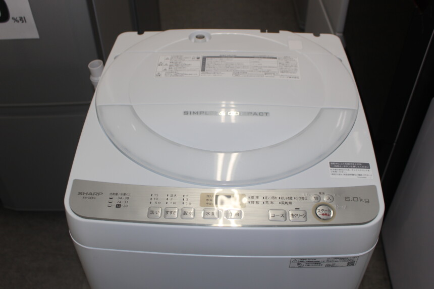 SHARP 全自動洗濯機 ES-GE6C-W