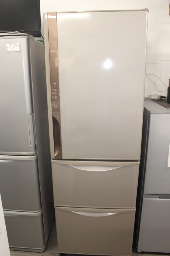 HITACHI 日立 冷凍冷蔵庫 R-k38JV-T 375L 3ドア 18年製