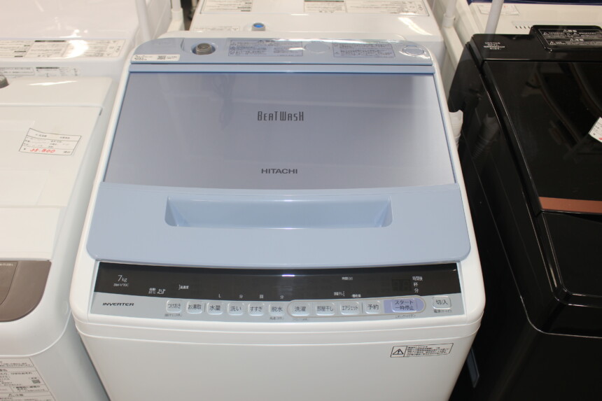 HITACHI 日立 全自動洗濯機 BW-V70形 7㎏ 18年製