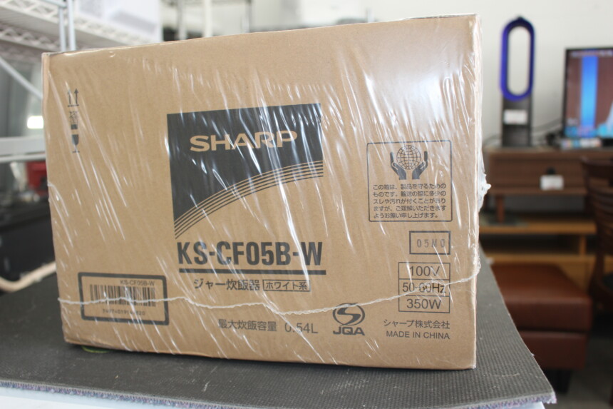 SHARP シャープ 炊飯器 KS-CF05B-W 未開封未使用