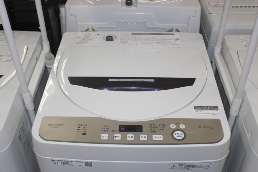 SHARP シャープ 全自動洗濯機 ES-GE6D-T 6㎏ 20年製